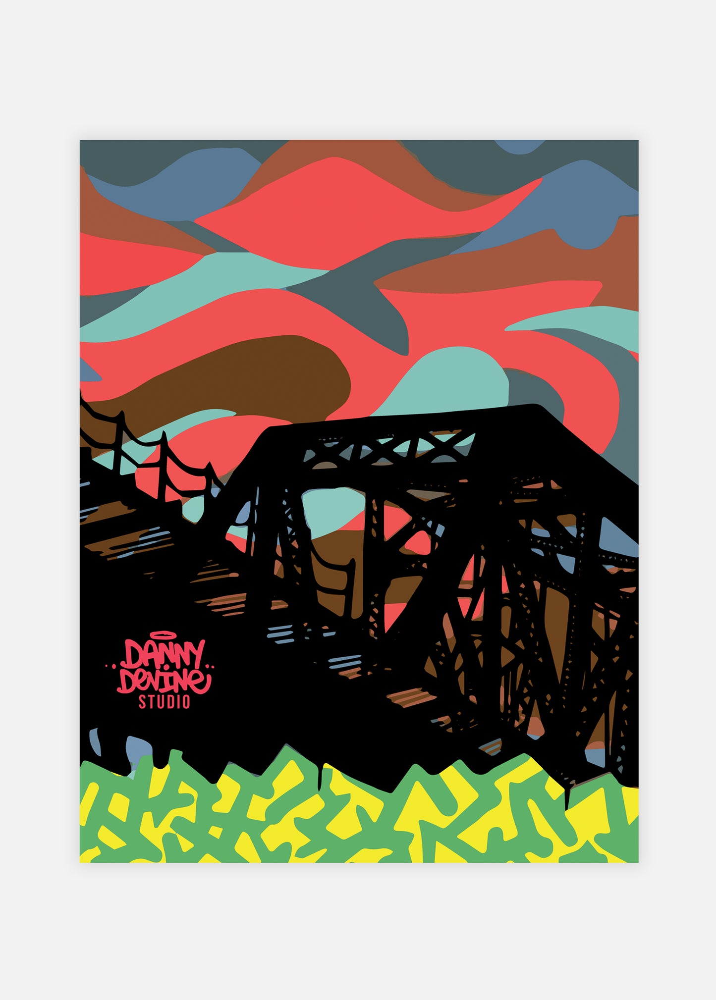 33rd Street Railroad Bridge Print