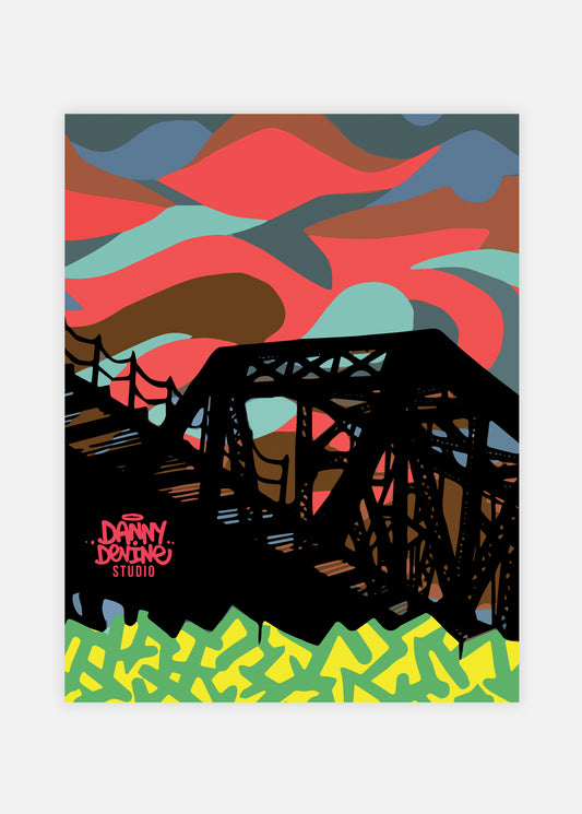 33rd Street Railroad Bridge Print