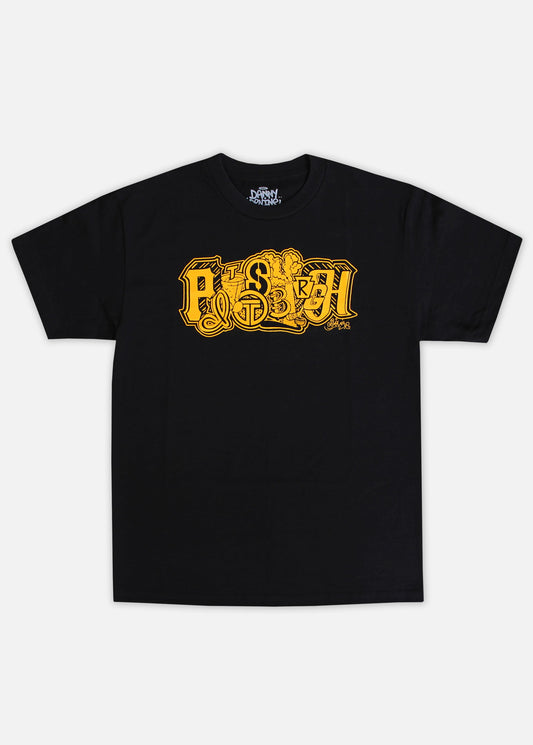 'Pittsburgh' Tee - Black