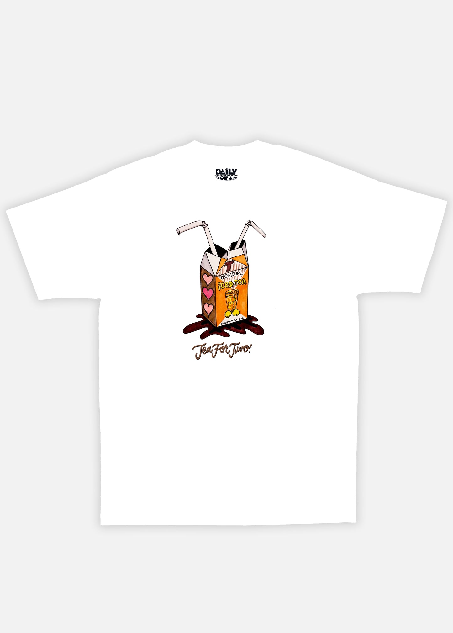 Tea For Two Tee - White